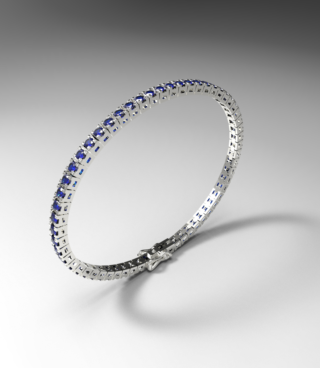 Bracciale Quadro Zaffiro