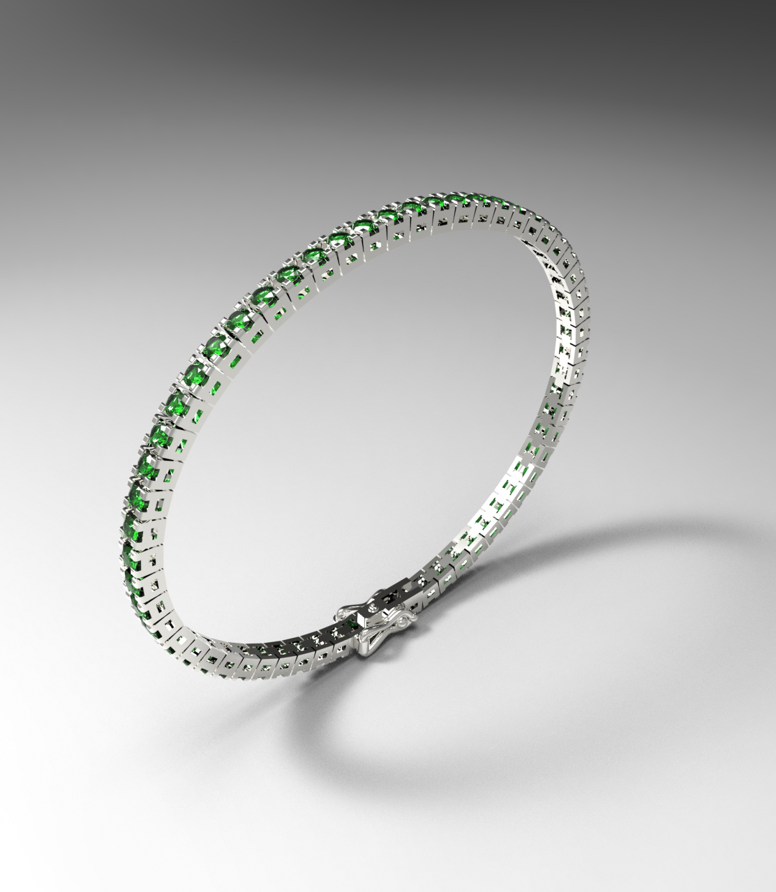 Bracciale Quadro Smeraldi